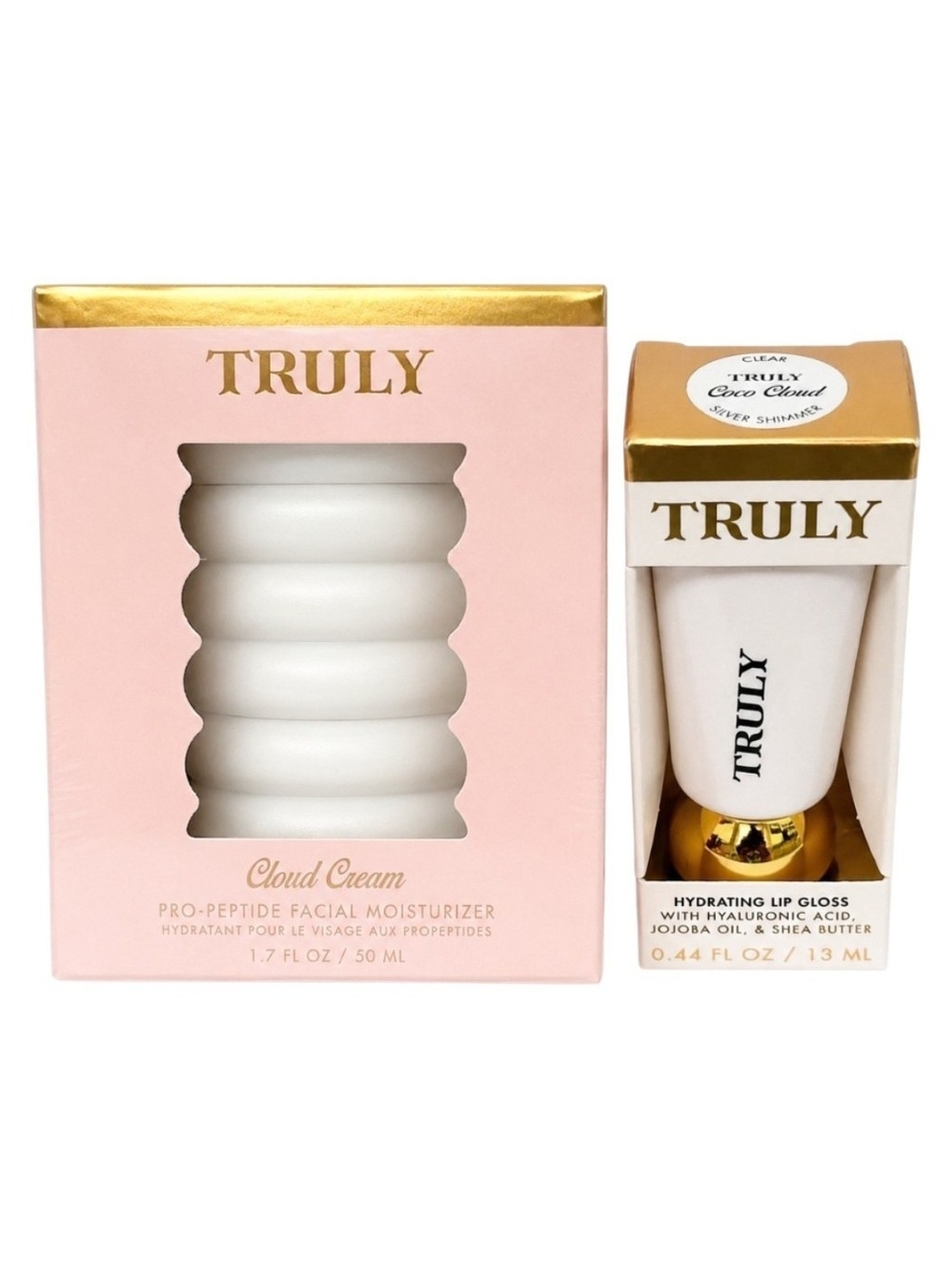 TRULY Beauty Bundle Cloud Cream Moisturizer 1.7oz & Coco Cloud Lip Gloss